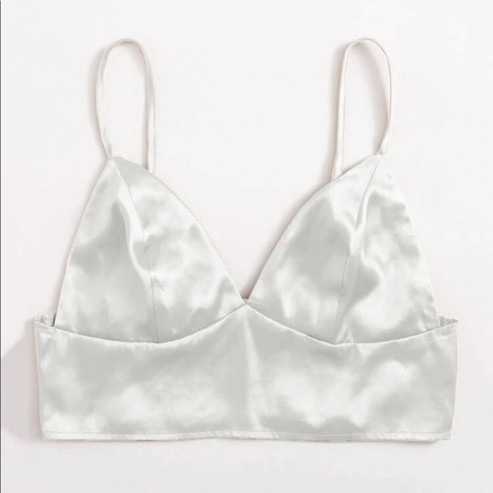Satin silk Crop Top